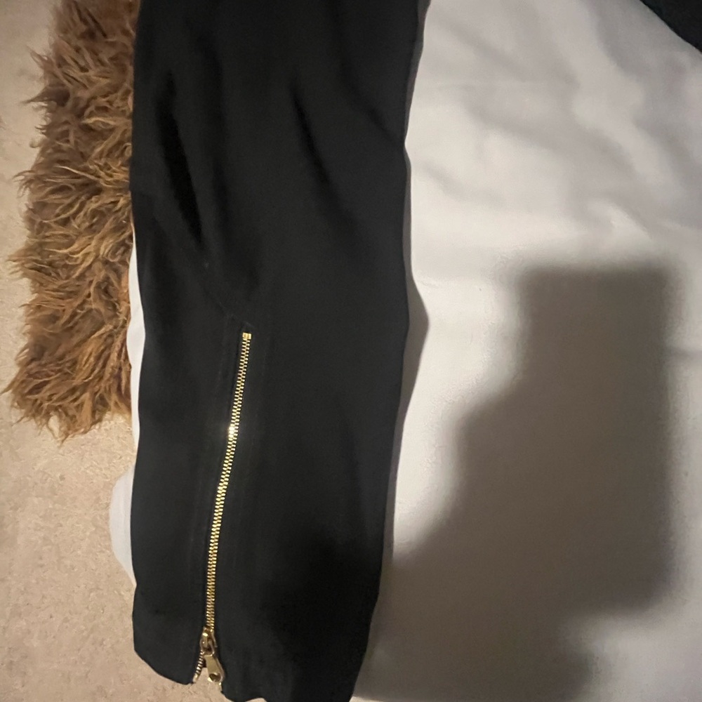 Jason Wu Black Sheer Utility Jumpsuit XS (US 2) Gold Zip Detail - Picture 15 of 16